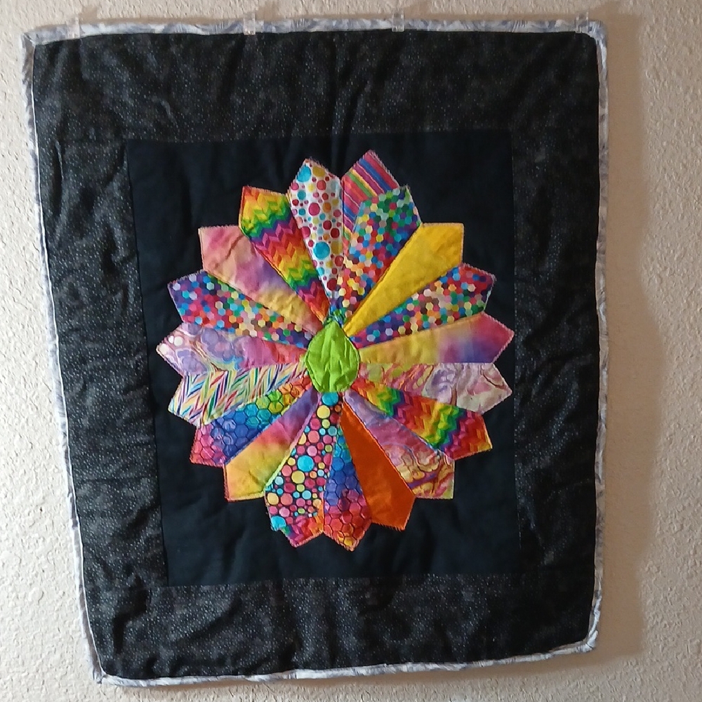 Vibrant Patchwork Quilt Wall Hanging NWOT